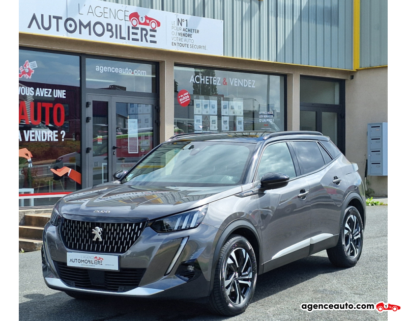 Achat voiture occasion, Auto occasion pas cher | Agence Auto Peugeot 2008 1.5 BLUEHDI 102 CH GT-LINE Gris Année 2020 Manuelle Diesel