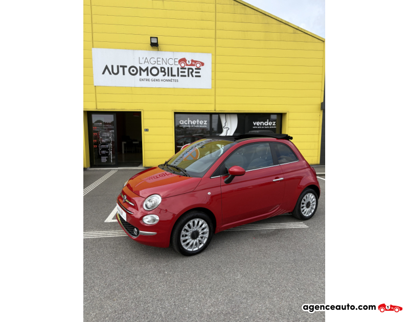 Compra de Coches Usados, Coches Usados Baratos %'|'% Agence Auto Fiat 500C 1.0 Dolce vita Cabriolet 69 cv  Hybrid Rouge Año 2023 Manuelle Hybride