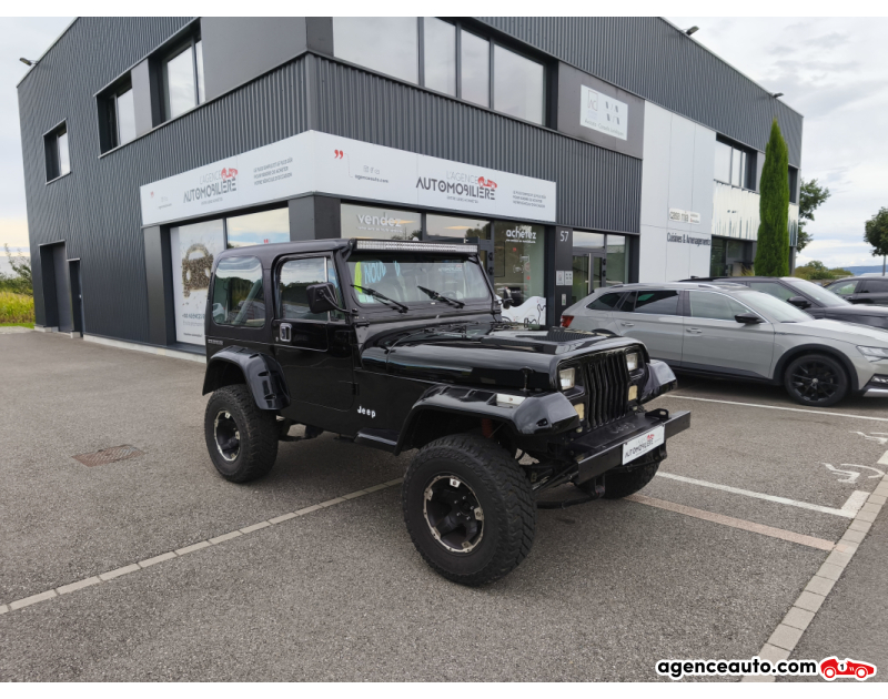 Compra de Coches Usados, Coches Usados Baratos %'|'% Agence Auto Jeep Wrangler YJ 2.5 MONOPOINT Noir Año 1989 Manuelle Essence