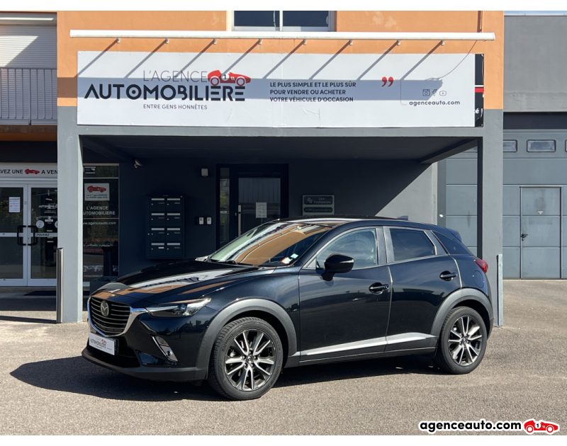 Compra de Coches Usados, Coches Usados Baratos %'|'% Agence Auto Mazda CX-3 Sélection 1ère main 2.0 2WD 120 CV Skyactiv-G Noir Año 2017 Automatique Essence