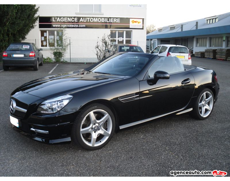 Achat voiture occasion, Auto occasion pas cher | Agence Auto Mercedes SLK 350 Cabriolet Pack AMG 306 7G-Tronic Violet Année 2012 Automatique Essence