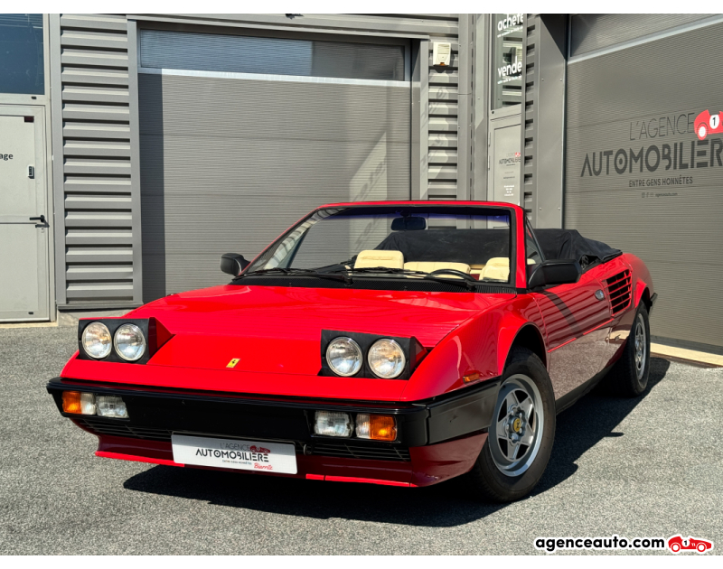 Compra de Carros Usados, Carros Usados Baratos | Auto Immo Ferrari Mondial CABRIOLET 3.0 V8 QUATTROVALVOLE Rouge Ano 1985 Manuelle Essence