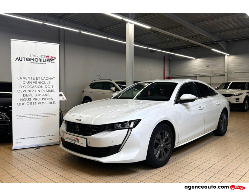 Achat voiture occasion, Auto occasion pas cher | Agence Auto Peugeot 508 BlueHDi 130ch S&S EAT8 Allure Business 7.0 CV Blanc Année 2020 Automatique Diesel