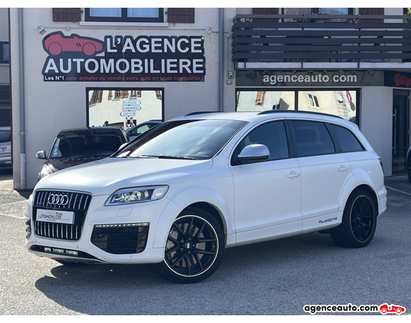 Achat voiture occasion, Auto occasion pas cher | Agence Auto Audi Q7 6.0 V12 tdi 500ch Quattro BVA Blanc Année 2010 Automatique Diesel
