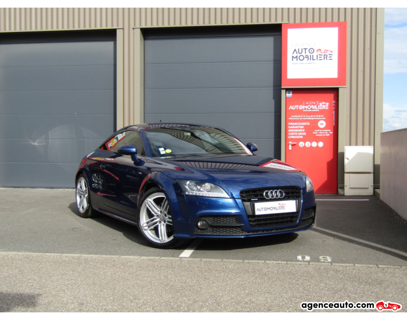 Achat voiture occasion, Auto occasion pas cher | Agence Auto Audi TT II 2.0 TDI 170ch S line quattro S tronic 6 Bleu Année 2013 Automatique Diesel