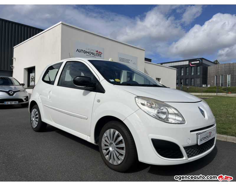 Compra de Carros Usados, Carros Usados Baratos | Auto Immo Renault Twingo II 1.2 60 eco2 Access 4.0 CV // SANS DIRECTION ASSISTEE Blanc Ano 2010 Manuelle Essence