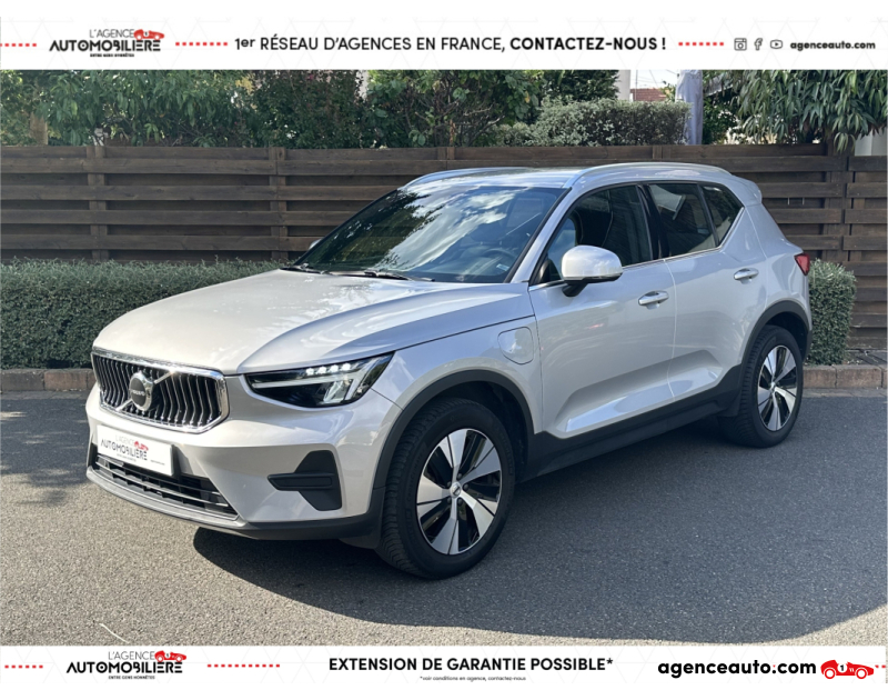 Aankoop Gebruikte Auto, Goedkope Gebruikte Auto | Agence Auto Volvo XC40 1.5 T4 RECHARGE 129+82 CH START DCT7 Argent Jaar 2022 Automatique Hybride rechargeable
