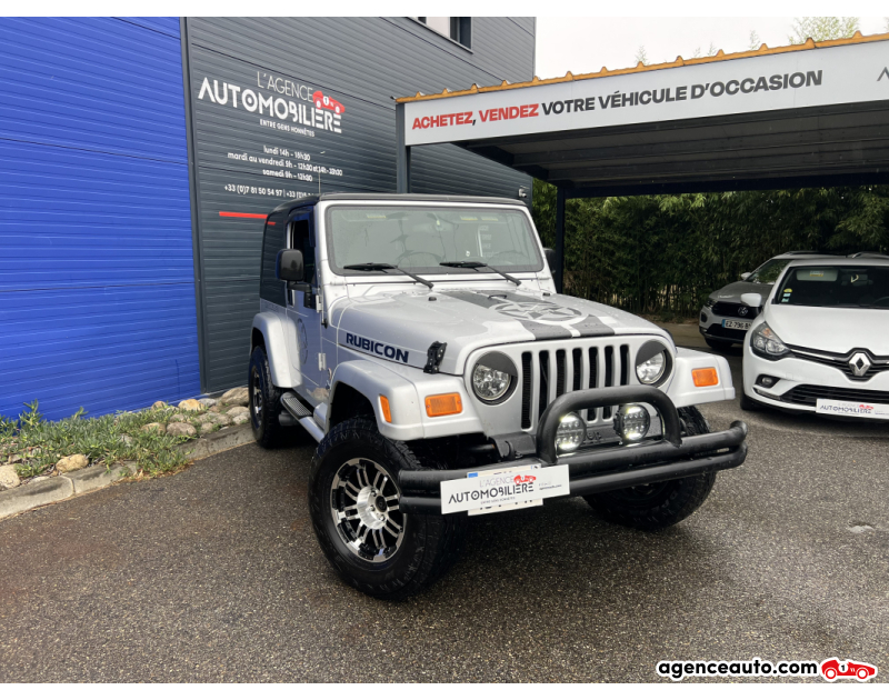 Aankoop Gebruikte Auto, Goedkope Gebruikte Auto | Agence Auto Jeep Wrangler TJ 4.0 177 HARDTOP TRAIL RATED Argent Jaar 2005 Manuelle Essence