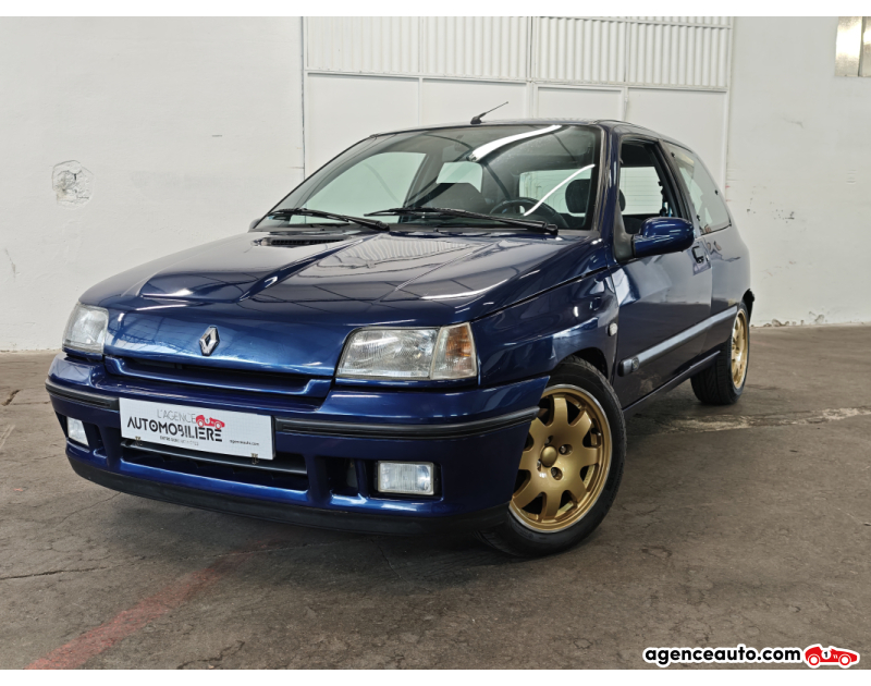 Achat voiture occasion, Auto occasion pas cher | Agence Auto Renault Clio Williams Bleu Année 1995 Manuelle Essence