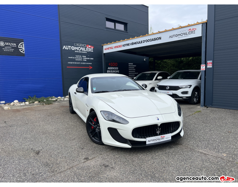 Aankoop Gebruikte Auto, Goedkope Gebruikte Auto | Agence Auto Maserati Granturismo 4.7 MC STRADALE 460 Blanc Jaar 2012 Automatique Essence