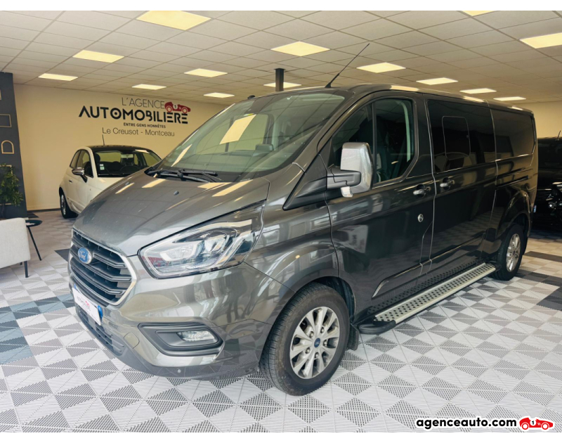 Aankoop Gebruikte Auto, Goedkope Gebruikte Auto | Agence Auto Ford Transit Custom Fg Phase 2 310 L2H1 2.0 TDCi Fourgon Double Cabine Titanium Gris Jaar 2019 Manuelle Diesel