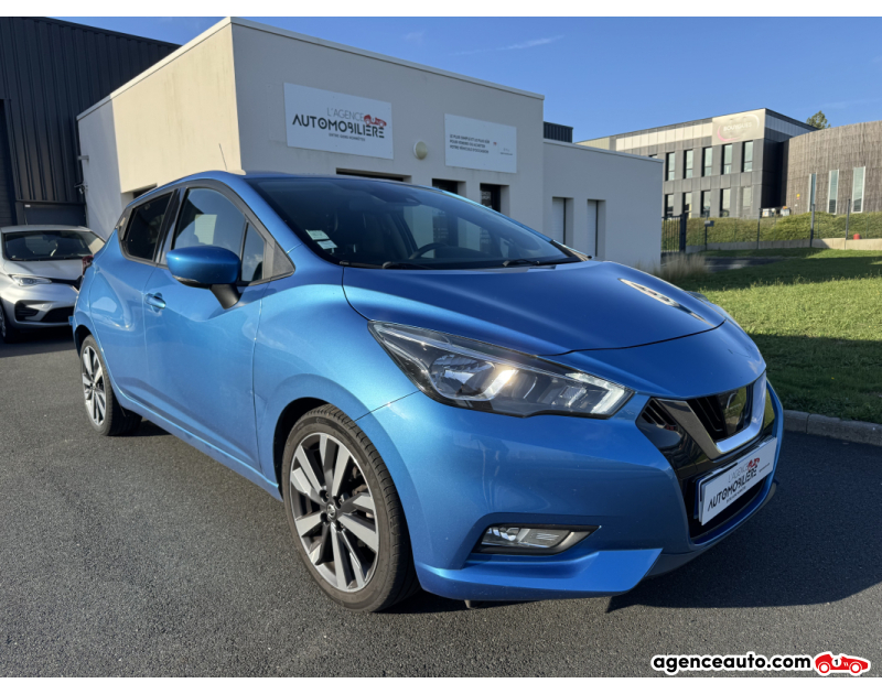 Achat voiture occasion, Auto occasion pas cher | Agence Auto Nissan Micra 1.0 IG-T 100 TEKNA | GARANTIE 6 MOIS Bleu Année 2019 Manuelle Essence