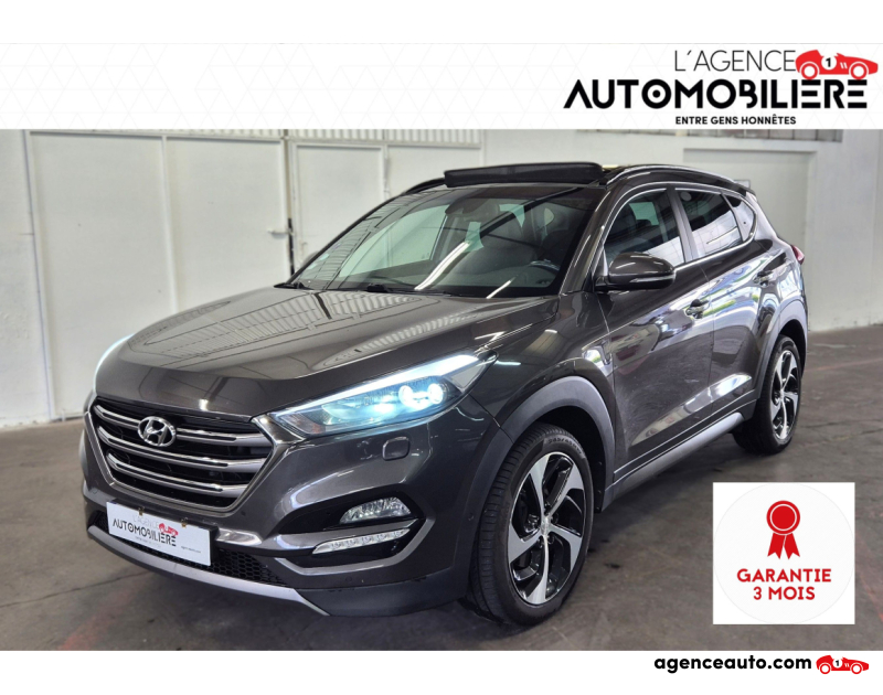 Compra de Coches Usados, Coches Usados Baratos %'|'% Agence Auto Hyundai Tucson 2.0 CRDI 185 WD creative Gris Año 2015 Automatique Diesel
