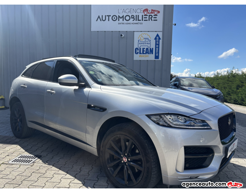 Acquisto Auto Usate, Auto Usate Economiche | Agenzia Automobiliare Jaguar F-Pace 25d 2.0 D 16V AWD 240 cv BVA R-SPORT Gris Anno 2018 Automatique Diesel