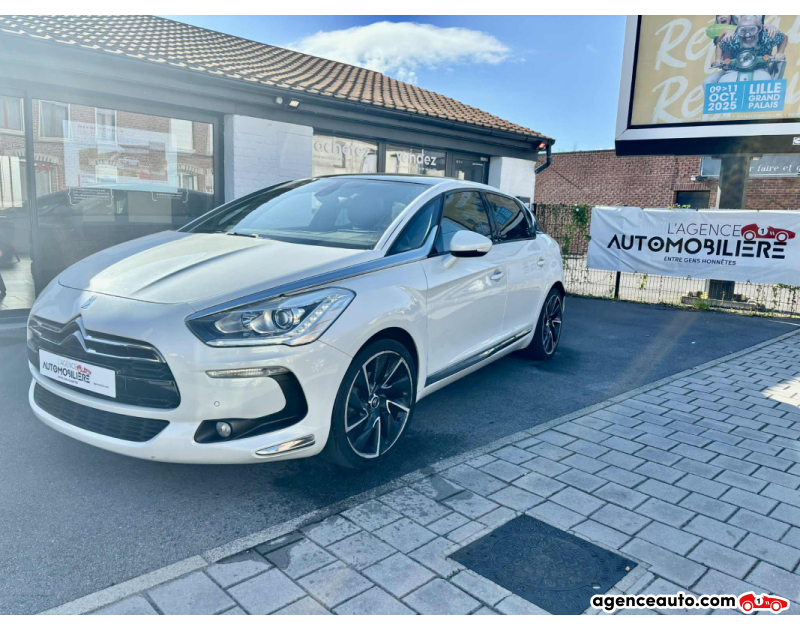 Achat voiture occasion, Auto occasion pas cher | Agence Auto Citroen DS5 E-HDI  115  SO CHIC Blanc Année 2014 Automatique Diesel