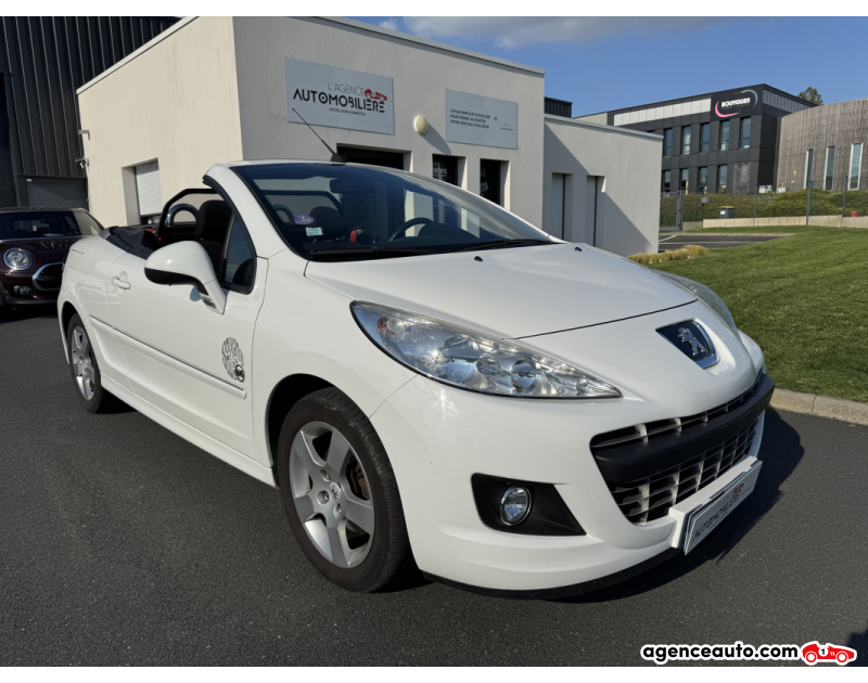 Gebrauchtwagenkauf, Günstige Gebrauchtwagen | Automobilienagentur Peugeot 207 CC Coupé Cabriolet 1.6 120 SERIE 64 | GARANTIE 6 MOIS Blanc Jahr 2014 Manuelle Essence