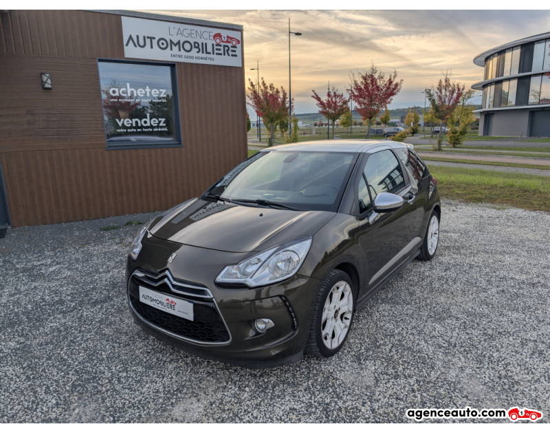 Achat voiture occasion, Auto occasion pas cher | Agence Auto Citroen DS3 1.6 16V Airdream 156 cv Marron Année 2012 Manuelle Essence