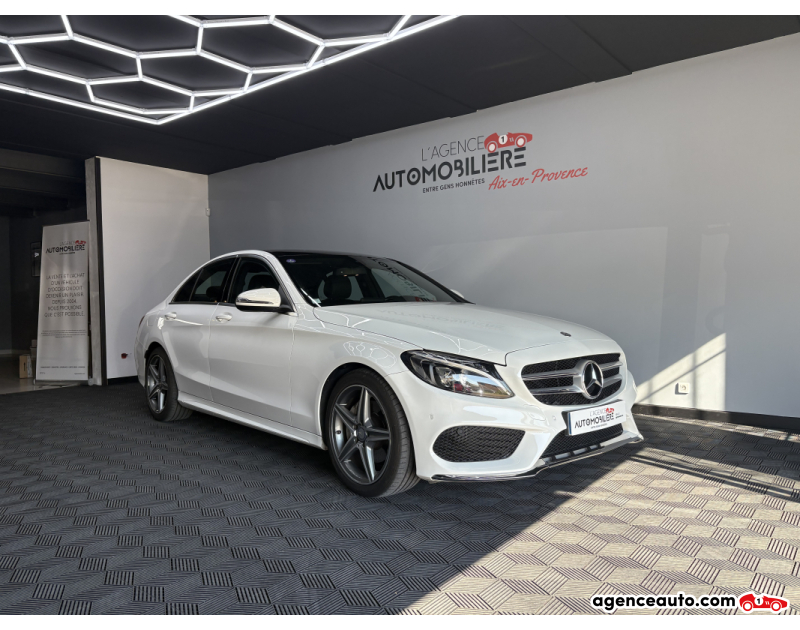Achat voiture occasion, Auto occasion pas cher | Agence Auto Mercedes Classe C Berline 2.0 184 ch – 7G-Tronic+ Sportline Blanc Année 2017 Automatique Essence