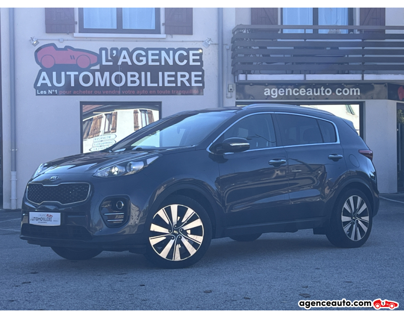 Achat voiture occasion, Auto occasion pas cher | Agence Auto Kia Sportage 1.7 crdi 141ch PREMIUM BVA 4x2 Gris Année 2018 Automatique Diesel