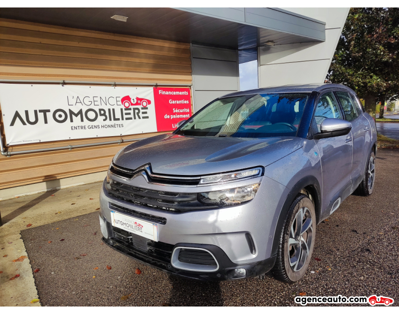 Achat voiture occasion, Auto occasion pas cher | Agence Auto Citroen C5 Aircross 1.6 225H 180 HYBRID PHEV 13.2KWH FEEL EAT BVA Gris Année 2020 Automatique Hybride