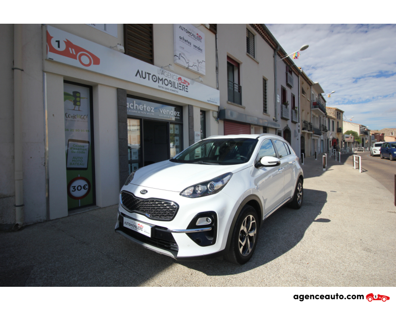Compra de Coches Usados, Coches Usados Baratos %'|'% Agence Auto Kia Sportage 1.6 L CRDi 136 CH Design Blanc Año 2021 Manuelle Diesel