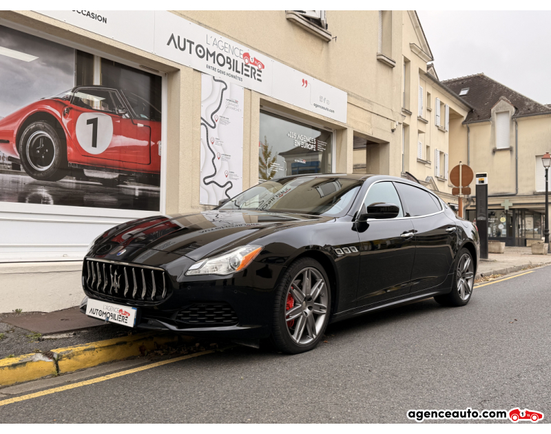 Compra de Carros Usados, Carros Usados Baratos | Auto Immo Maserati Quattroporte VI (2) 3.0 V6 TURBO GRANLUSSO DIESEL+Suivi Complet+Options! Noir Ano 2017 Automatique Diesel