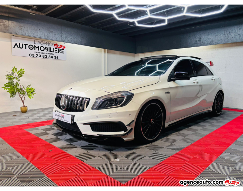 Achat voiture occasion, Auto occasion pas cher | Agence Auto Mercedes Classe A Mercedes Classe A 45 AMG 2.0L 360CH 4MATIC Blanc Année 2014 Automatique Essence