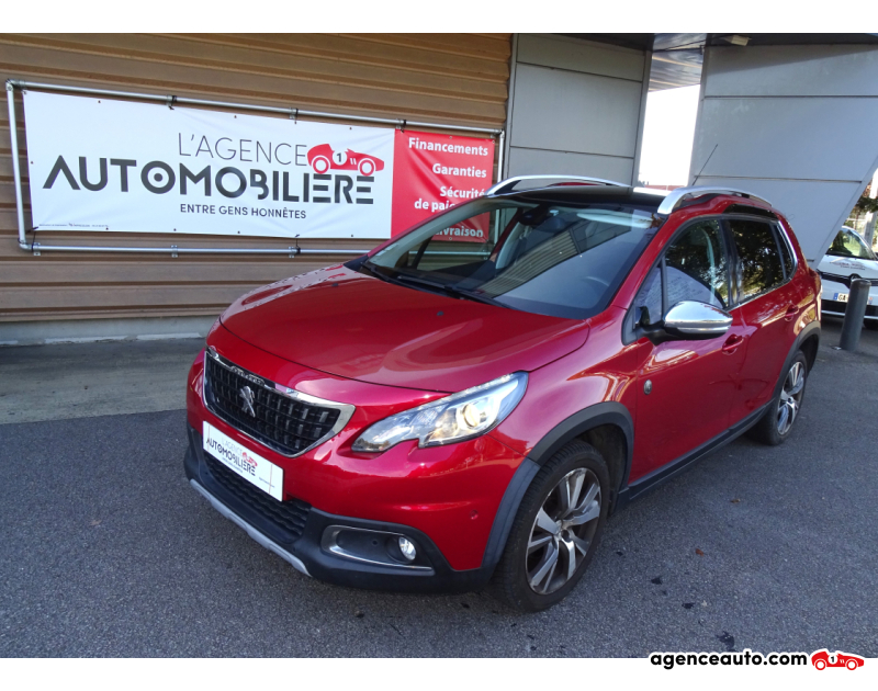 Achat voiture occasion, Auto occasion pas cher | Agence Auto Peugeot 2008 GENERATION-I 1.2 L 110 ch CROSSWAY EAT BVA START-STOP Rouge Année 2018 Automatique Essence
