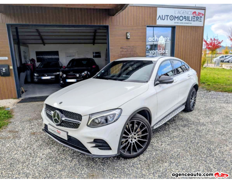 Achat voiture occasion, Auto occasion pas cher | Agence Auto Mercedes GLC coupé FASCINATION 350 D 3.0 V6 4MATIC 260 CH Blanc Année 2017 Automatique Diesel