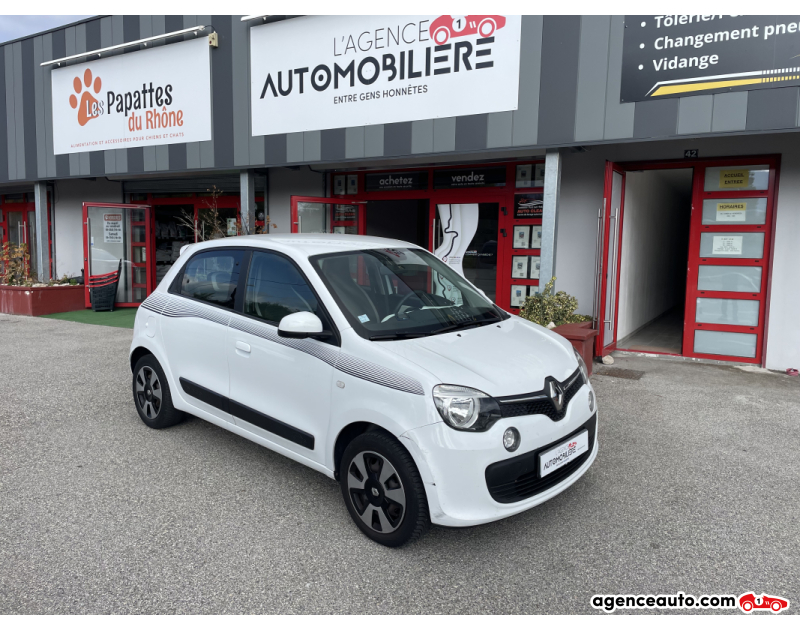 Compra de Coches Usados, Coches Usados Baratos %'|'% Agence Auto Renault Twingo III 1.0 SCE 70 cv ZEN 5P Blanc Año 2015 Manuelle Essence