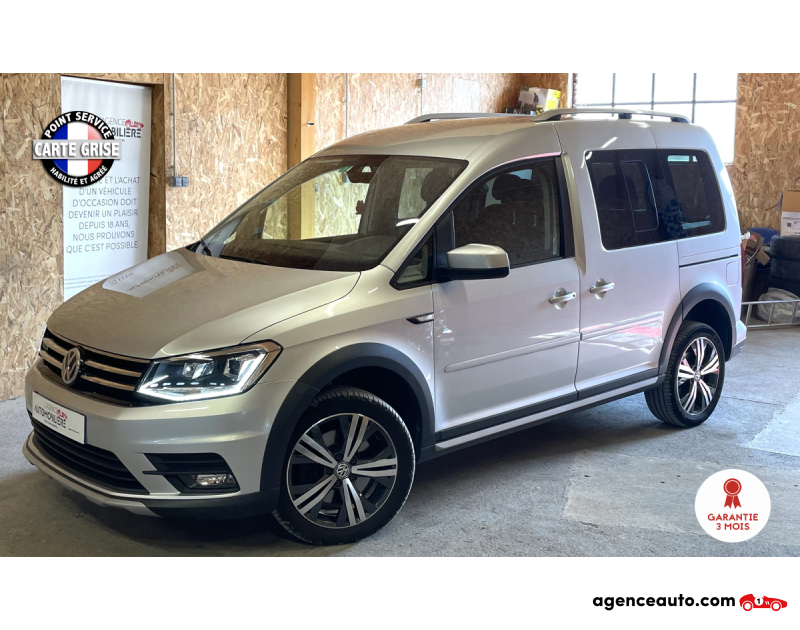 Achat voiture occasion, Auto occasion pas cher | Agence Auto Volkswagen Caddy 2.0 TDI 122 cv IV Combi 4Motion Conceptline Gris Année 2017 Manuelle Diesel