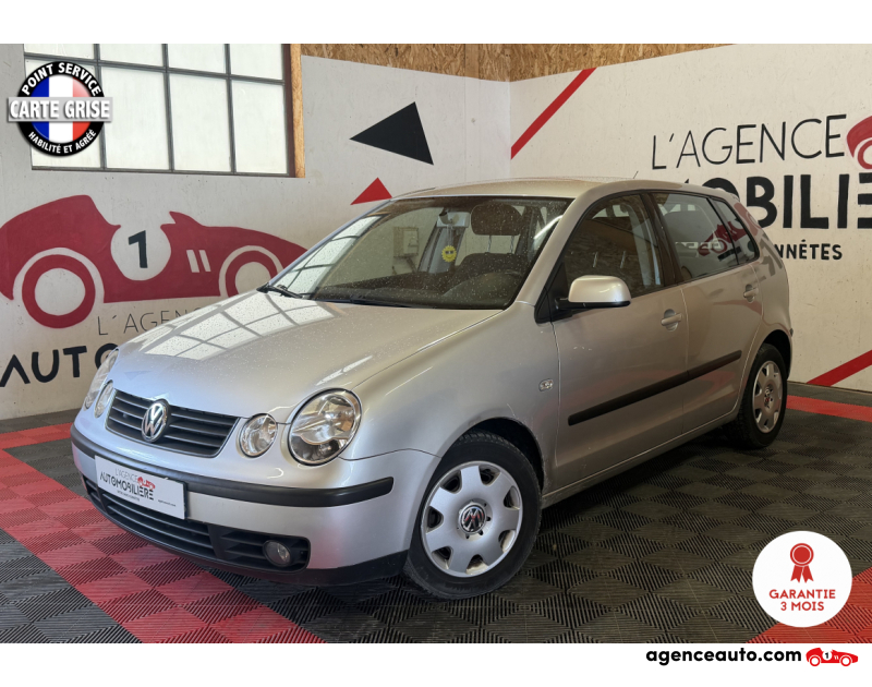 Achat voiture occasion, Auto occasion pas cher | Agence Auto Volkswagen Polo 9N 1.2 64cv Argent Année 2001 Manuelle Essence