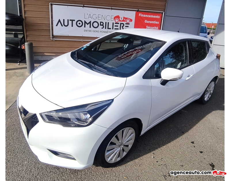 Achat voiture occasion, Auto occasion pas cher | Agence Auto Nissan Micra 0.9 IG-T 90ch Acenta Blanc Année 2017 Manuelle Essence