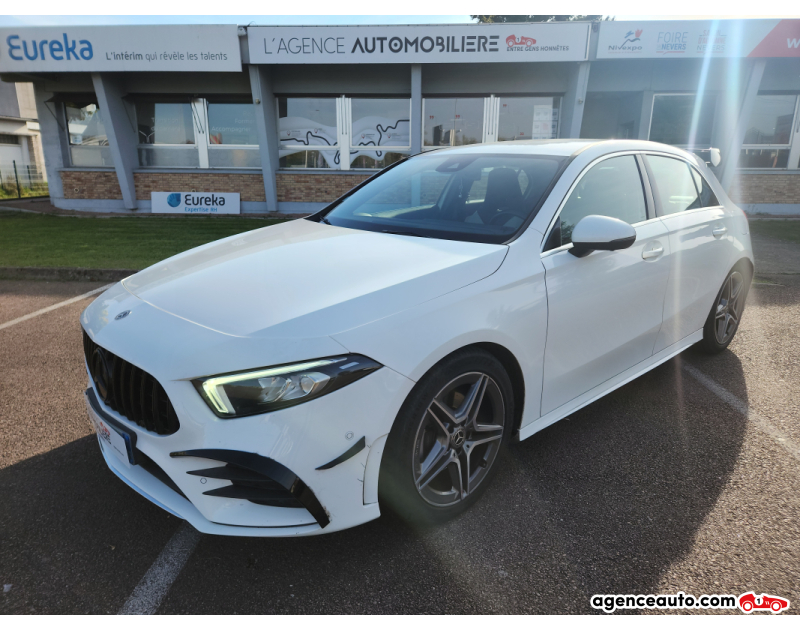 Gebrauchtwagenkauf, Günstige Gebrauchtwagen | Automobilienagentur Mercedes Classe A 180 d 116ch AMG Line 7G-DCT/Entretien exclusif Mercedes/Pack Aero A35 AMG Blanc Jahr 2018 Automatique Diesel