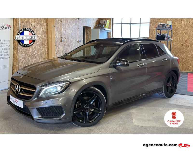 Achat voiture occasion, Auto occasion pas cher | Agence Auto Mercedes Classe GLA 4MATIC 7G-DCT 170 cv  220 PACK AMG Gris Année 2014 Automatique Diesel