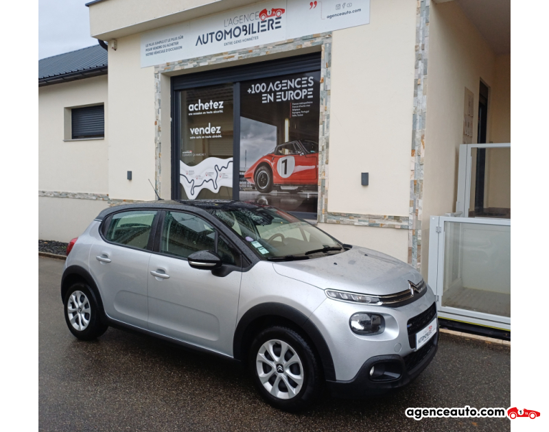 Achat voiture occasion, Auto occasion pas cher | Agence Auto Citroen C3 Pure Tech 82 CV Feel Courroie refaite en 2024 à 105000 km Gris Année 2018 Manuelle Essence