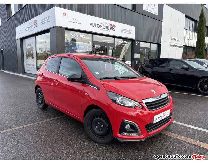 Achat voiture occasion, Auto occasion pas cher | Agence Auto Peugeot 108 GT'LINE 1.2 VTi 12V 82 CV- GARANTIE 12 MOIS Rouge Année 2017 Manuelle Essence