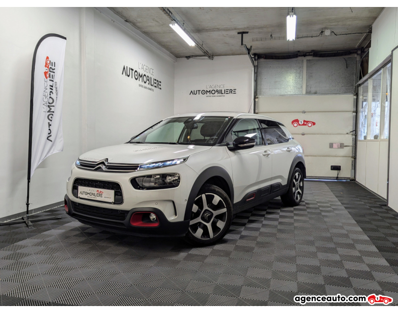 Achat voiture occasion, Auto occasion pas cher | Agence Auto Citroen C4 Cactus 1.2  110 S&S SHINE EAT6 Blanc Année 2018 Automatique Essence