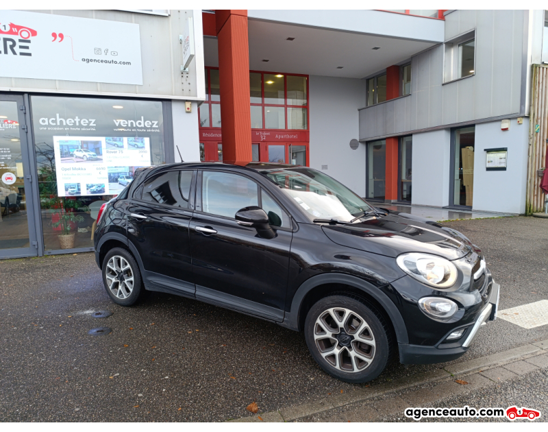 Achat voiture occasion, Auto occasion pas cher | Agence Auto Fiat 500X 1.4 MultiAir DCT 140 cv CROSS - Distri neuve Noir Année 2017 Automatique Essence