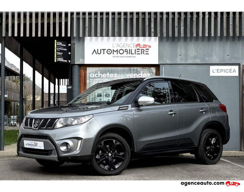 Achat voiture occasion, Auto occasion pas cher | Agence Auto Suzuki Vitara 1.4 BoosterJet 140ch Allgrip 4x4 S / 1°Main Gris Année 2017 Manuelle Essence