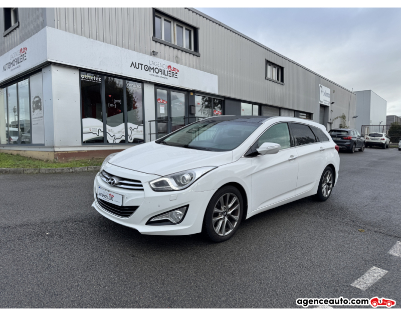 Achat voiture occasion, Auto occasion pas cher | Agence Auto Hyundai i40 SW 1.7 CRDi 136 BVA6 PREMIUM Blanc Année 2015 Automatique Diesel