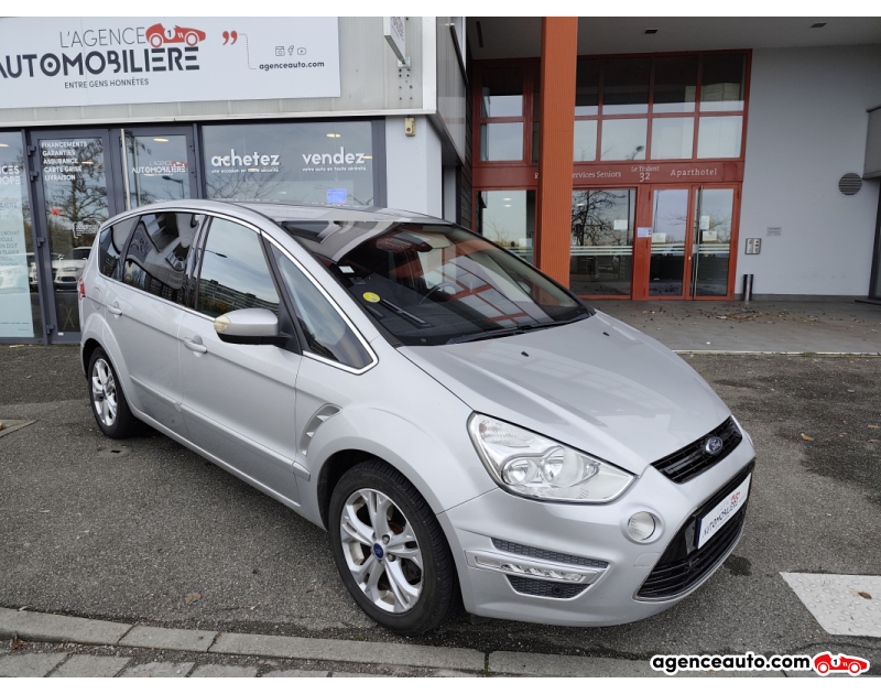 Achat voiture occasion, Auto occasion pas cher | Agence Auto Ford S-Max II 2.0 TDCI 140 cv Phase 2 Powershift TITANIUM Argent Année 2011 Automatique Diesel