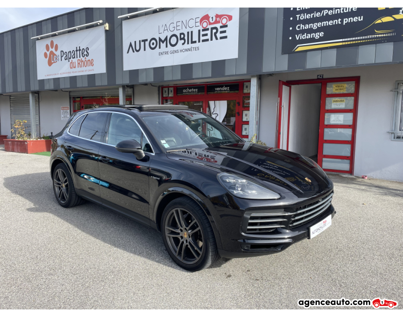 Compra de Coches Usados, Coches Usados Baratos %'|'% Agence Auto Porsche Cayenne E-Hybrid 3.0 V6 462 cv Pack Chrono Noir Año 2019 Automatique Hybride