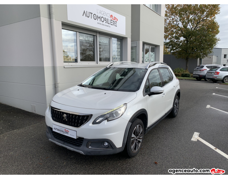 Achat voiture occasion, Auto occasion pas cher | Agence Auto Peugeot 2008 1.2 Puretech 110 CH Allure EAT6 Blanc Année 2016 Automatique Essence