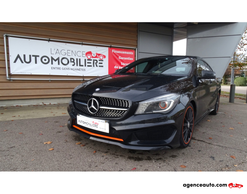 Achat voiture occasion, Auto occasion pas cher | Agence Auto Mercedes Classe CLA SHOOTING BRAKE 2.2 220 D 175 cv ORANGE ART EDITION 7G-DCT BVA Noir Année 2015 Automatique Diesel
