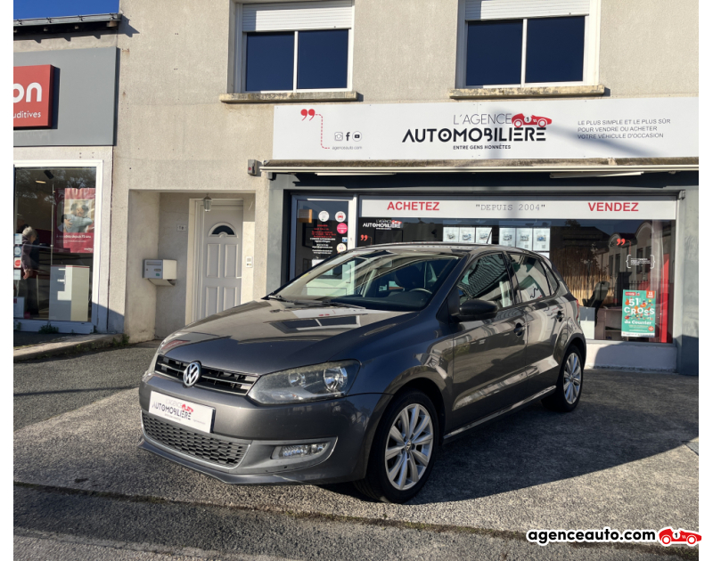 Achat voiture occasion, Auto occasion pas cher | Agence Auto Volkswagen Polo V 1.6 TDI 90cv - Confortline - 5 portes Gris Année 2010 Manuelle Diesel