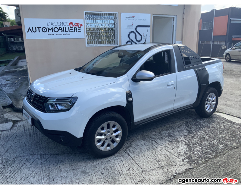 Achat voiture occasion, Auto occasion pas cher | Agence Auto Dacia Duster PICK-UP 1.3 TCE 130 Blanc Année 2022 Manuelle Essence