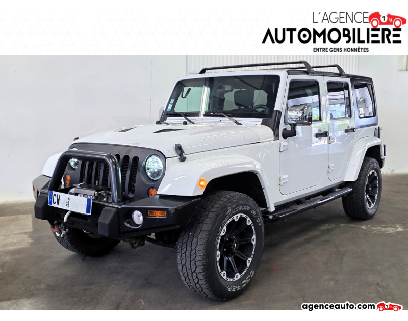 Compra de Coches Usados, Coches Usados Baratos %'|'% Agence Auto Jeep Wrangler 3.6 V6 285 BVA Sahara- ARB - Treuil Blanc Año 2013 Automatique Essence