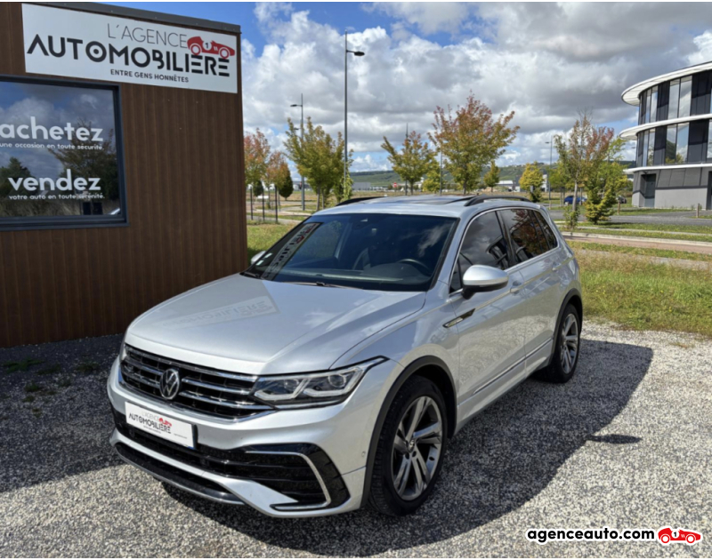 Achat voiture occasion, Auto occasion pas cher | Agence Auto Volkswagen Tiguan 2.0 TDI R-LINE 150 CH TOUTES OPTIONS Argent Année 2020 Automatique Diesel