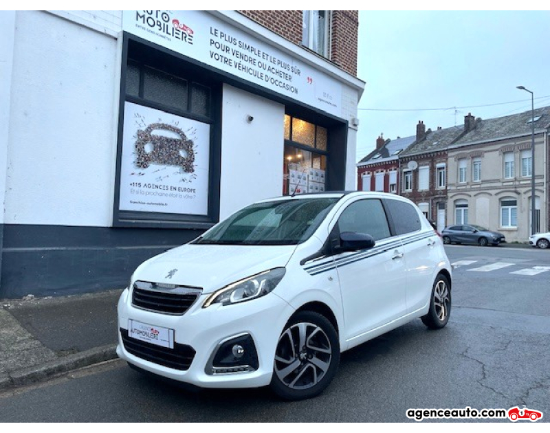 Compra de Carros Usados, Carros Usados Baratos | Auto Immo Peugeot 108 5 Portes TOP COLLECTION 1.2 VTi 12V 82 cv Blanc Ano 2017 Manuelle Essence